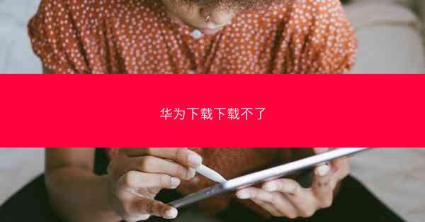 华为下载下载不了