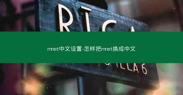 mnet中文设置-怎样把mnet换成中文