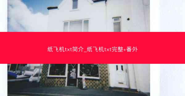 纸飞机txt简介_纸飞机txt完整+番外