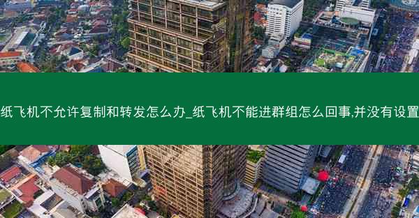 纸飞机不允许复制和转发怎么办_纸飞机不能进群组怎么回事,并没有设置