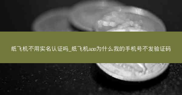 纸飞机不用实名认证吗_纸飞机app为什么我的手机号不发验证码