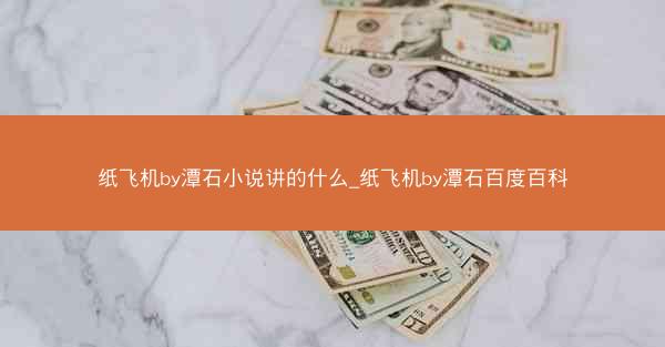纸飞机by潭石小说讲的什么_纸飞机by潭石百度百科